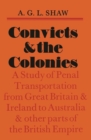 Convicts And The Colonies - Book