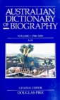 Australian Dictionary of Biography V1 - Book