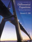 A First Course in Differential Equations : The Classic Fifth Edition - Book