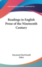 Readings in English Prose of the Nineteenth Century - Book