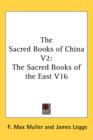 THE SACRED BOOKS OF CHINA V2: THE SACRED - Book