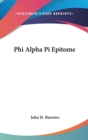 Phi Alpha Pi Epitome - Book
