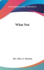What Not - Book