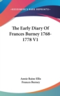 THE EARLY DIARY OF FRANCES BURNEY 1768-1 - Book