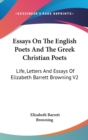 ESSAYS ON THE ENGLISH POETS AND THE GREE - Book