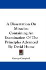 Dissertation On Miracles - Book
