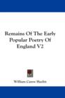 Remains Of The Early Popular Poetry Of England V2 - Book
