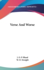 VERSE AND WORSE - Book