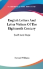 ENGLISH LETTERS AND LETTER WRITERS OF TH - Book