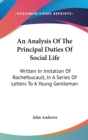 Analysis Of The Principal Duties Of Social Life - Book