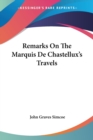 Remarks On The Marquis De Chastellux's Travels - Book