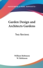 GARDEN DESIGN AND ARCHITECTS GARDENS: TW - Book