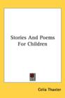 STORIES AND POEMS FOR CHILDREN - Book