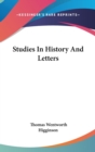 STUDIES IN HISTORY AND LETTERS - Book
