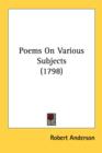 Poems On Various Subjects (1798) - Book