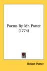 Poems By Mr. Potter (1774) - Book
