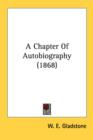 A Chapter Of Autobiography (1868) - Book