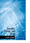 Speeches : Literary and Social (Large Print Edition) - Book
