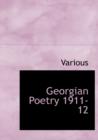 Georgian Poetry 1911-12 - Book