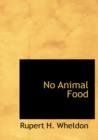 No Animal Food - Book
