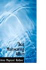 That Mainwaring Affair - Book