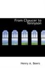 From Chaucer to Tennyson - Book
