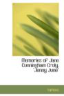Memories of Jane Cunningham Croly, Qjenny Juneq - Book