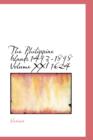 The Philippine Islands 1493-1898 Volume XXI 1624 - Book