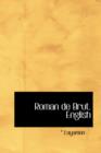 Roman de Brut. English - Book