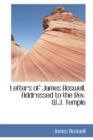 Letters of James Boswell, Addressed to the REV. W.J. Temple - Book