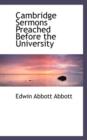 Cambridge Sermons Preached Before the University - Book