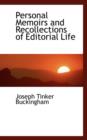 Personal Memoirs and Recollections of Editorial Life - Book