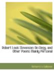 Robert Louis Stevenson : An Elegy, and Other Poems Mainly Personal (Large Print Edition) - Book