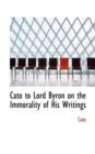 Cato to Lord Byron on the Immorality of His Writings - Book