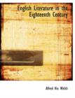 English Literature in the Eighteenth Century - Book