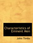Characteristics of Eminent Men - Book