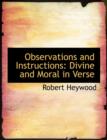 Observations and Instructions : Divine and Moral in Verse (Large Print Edition) - Book