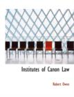 Institutes of Canon Law - Book