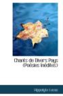 Chants de Divers Pays (Poacsies Inacdites) - Book