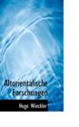 Altorientalische Forschungen - Book