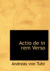 Actio de in Rem Verso - Book