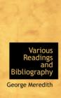 Various Readings and Bibliography - Book
