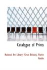 Catalogue of Prints - Book