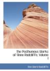 The Posthumous Works of Anne Radcliffe, Volume I - Book