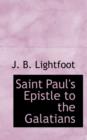 Saint Paul's Epistle to the Galatians - Book