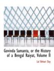 Govinda Saimanta, or the History of a Bengal Raiiyat, Volume II - Book