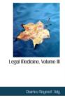 Legal Medicine, Volume III - Book