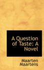 A Question of Taste - Book