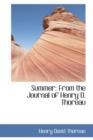 Summer : From the Journal of Henry D. Thoreau - Book