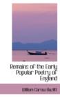 Remains of the Early Popular Poetry of England - Book
